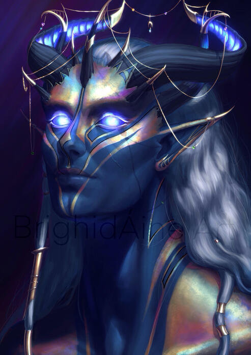 Bust - The horned Seer of Neris