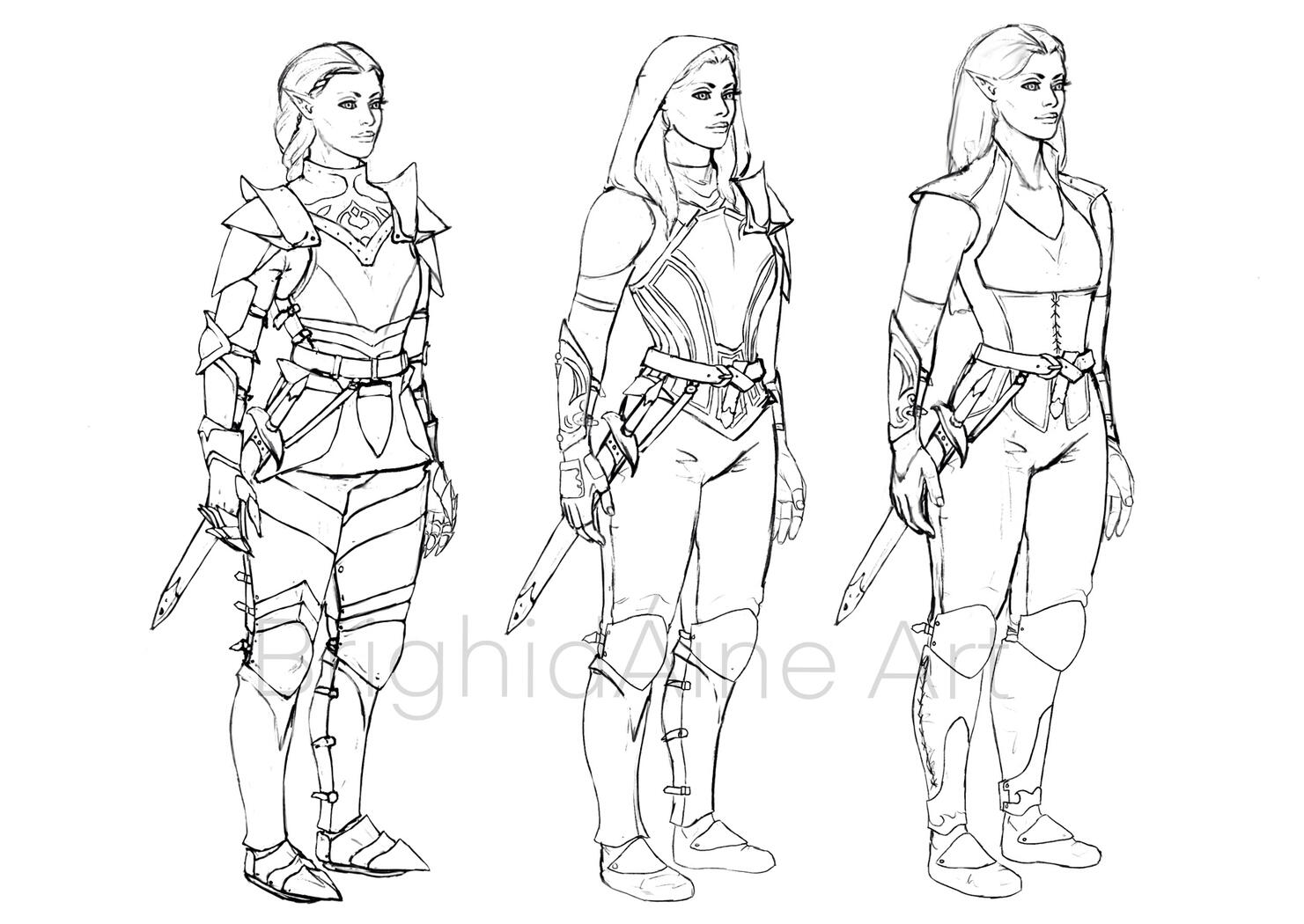 Initial sketches