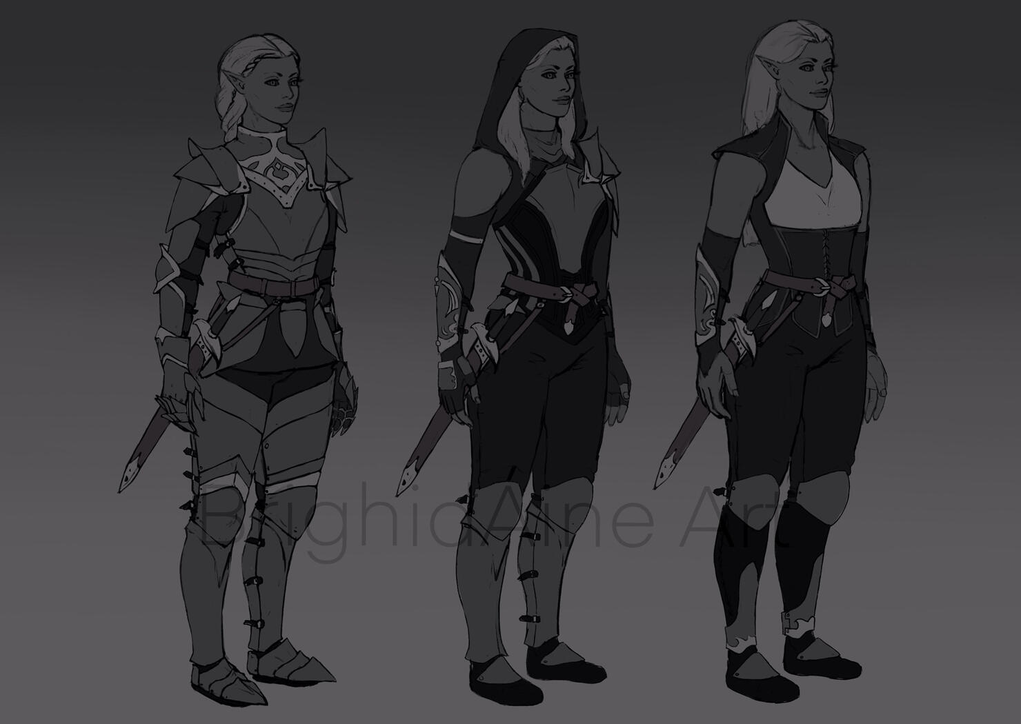 Flat greyscale